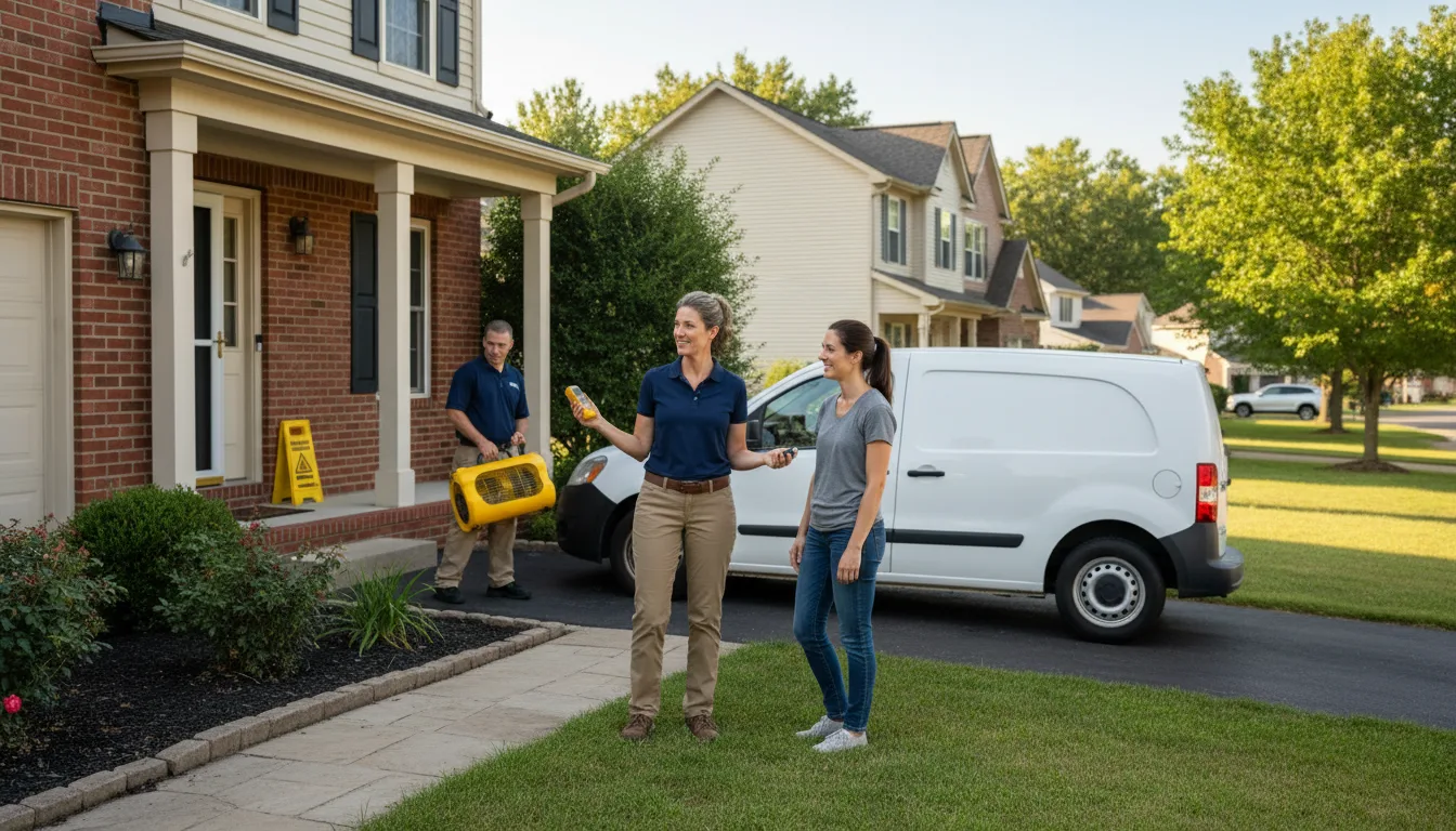 Water restoration image for Dehumidification And Cleanup Services in Anacoco, LA